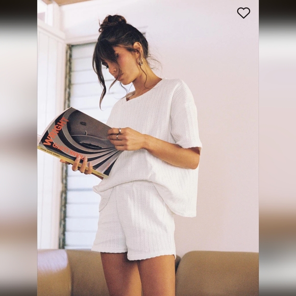 Princess Polly Other - Princess Polly CAMMIE KNIT SET WHITE- 2